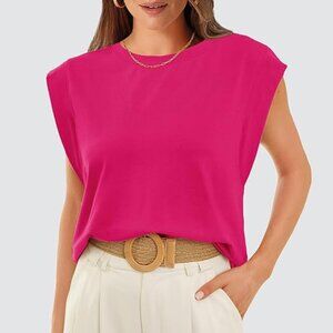 Pink Chic Sleeveless Top
